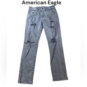American Eagle distressed slim jeans
